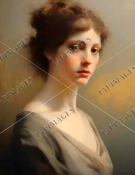 Portrait in the old style